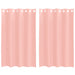 Perdele Voile cu Oelii 2 buc Roz 140x175 cm - WALTI WALTI