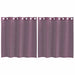 Perdele Voile cu Oelii 2 buc Violet 140x140 cm - WALTI WALTI