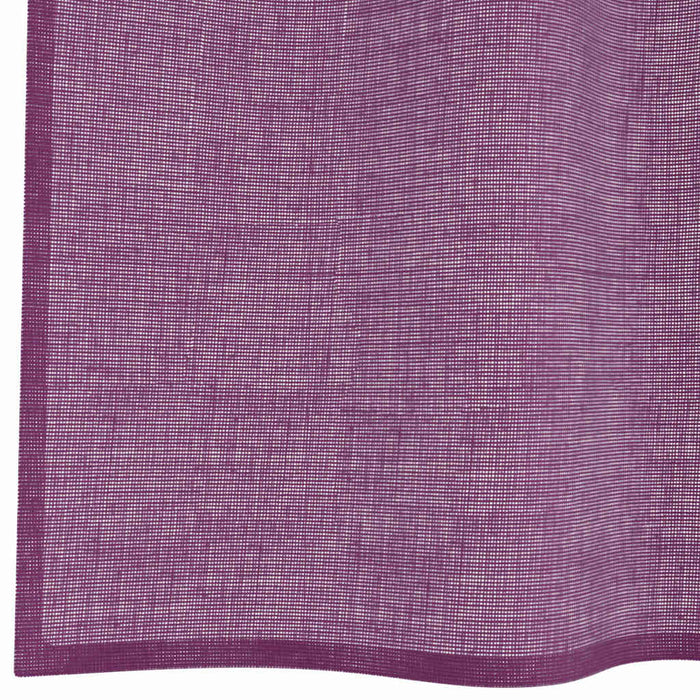 Perdele Voile cu Oelii 2 buc Violet 140x225 cm - WALTI WALTI