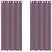 Perdele Voile cu Oeli 2 buc Violet 140x245 cm - WALTI WALTI