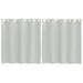 Perdele Voile cu Oelii 2 buc Gri deschis 140x140 cm - WALTI WALTI