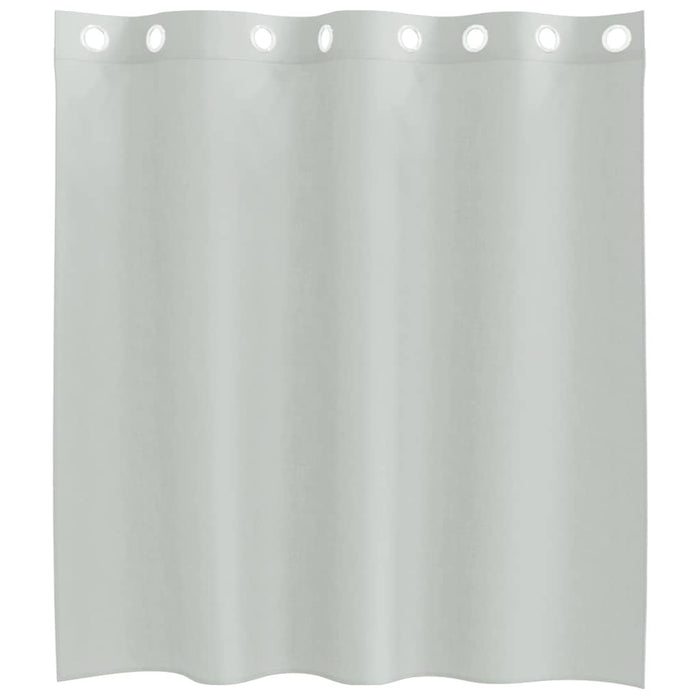 Perdele Voile cu Oelii 2 buc Gri deschis 140x140 cm - WALTI WALTI