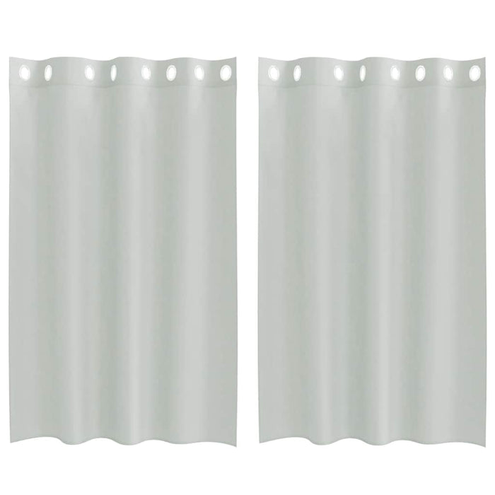 Perdele Voile cu Oelii 2 buc Gri deschis 140x175 cm - WALTI WALTI