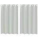 Perdele Voile cu Oelii 2 buc Gri deschis 140x175 cm - WALTI WALTI