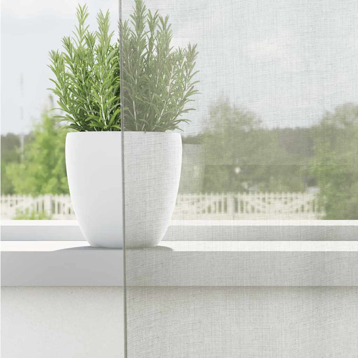 Perdele Voile cu Oelii 2 buc Gri deschis 140x175 cm - WALTI WALTI