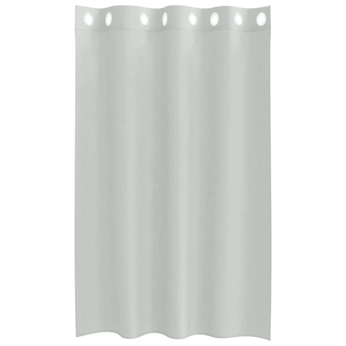 Perdele Voile cu Oelii 2 buc Gri deschis 140x175 cm - WALTI WALTI