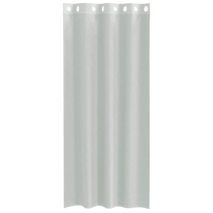 Perdele Voile cu Oelii 2 buc Gri deschis 140x245 cm - WALTI WALTI