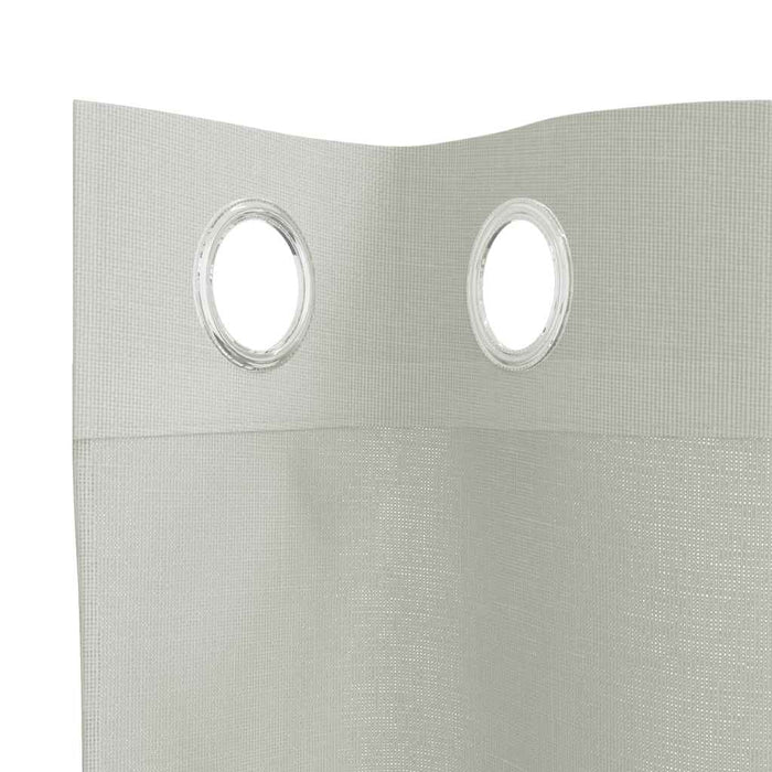 Perdele Voile cu Oelii 2 buc Gri deschis 140x245 cm - WALTI WALTI