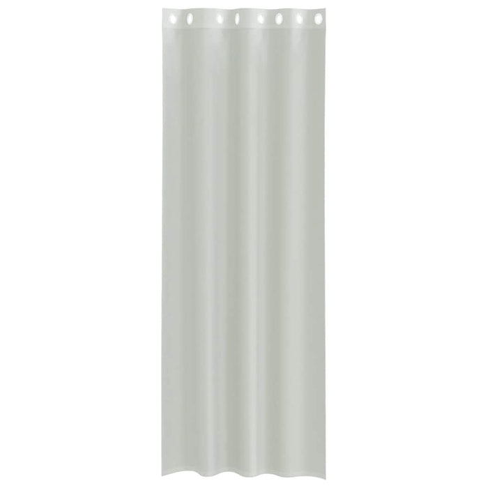 Perdele Voile cu Oelii 2 buc Gri deschis 140x260 cm - WALTI WALTI