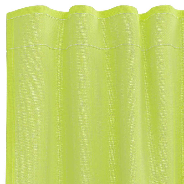 Perdele Voile cu buzunare pentru bare 2 buc verde măr - WALTI WALTI