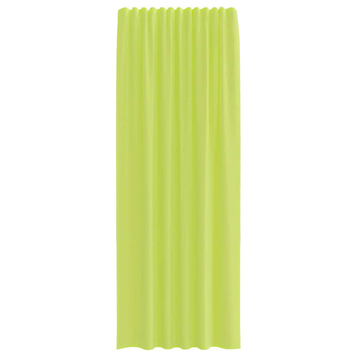 Perdele Voile cu buzunare pentru bare 2 buc verde măr - WALTI WALTI