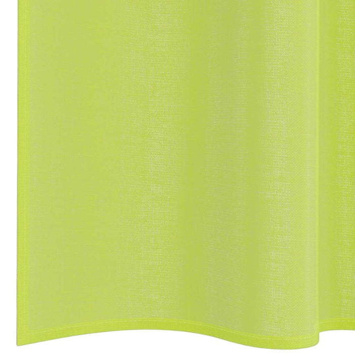Perdele Voile cu buzunare pentru bare 2 buc verde măr - WALTI WALTI