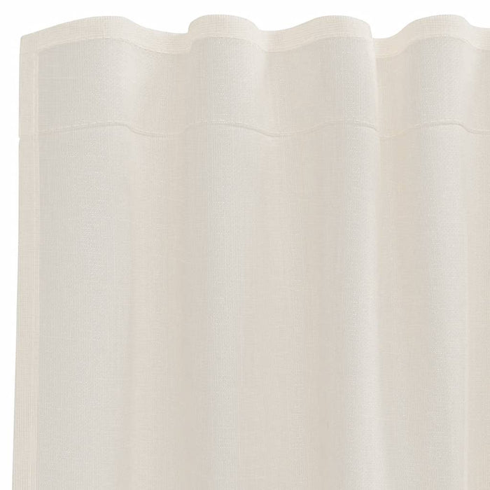 Perdele Voile cu buzunare pentru bare 2 buc crem - WALTI WALTI