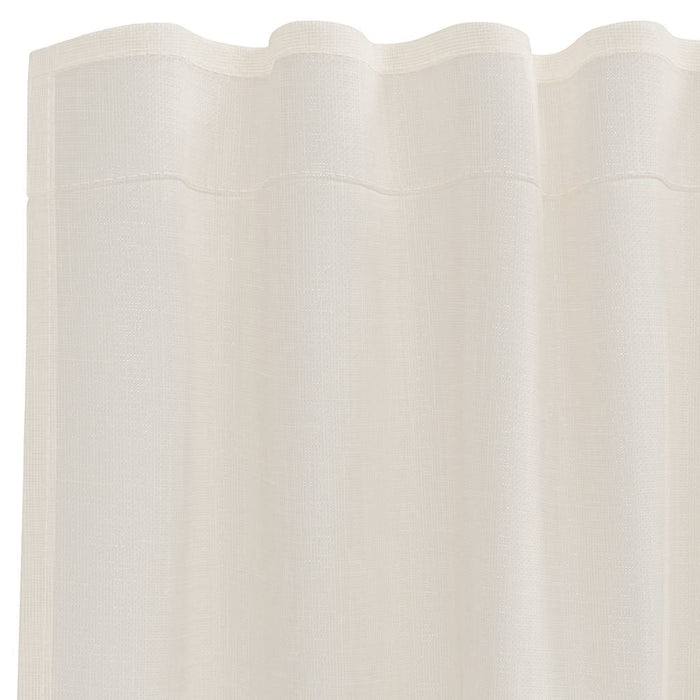 Perdele Voile cu buzunare pentru bare 2 buc crem - WALTI WALTI