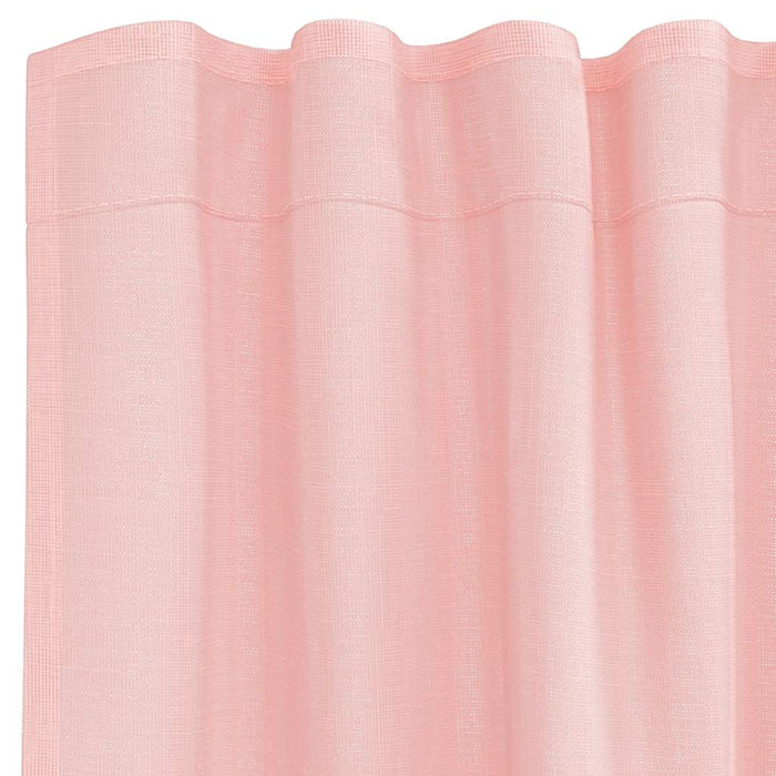 Perdele Voile cu buzunare pentru bare 2 buc Roz - WALTI WALTI