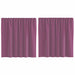 Perdele Voile cu buzunare pentru bare 2 buc violet - WALTI WALTI