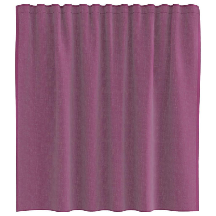 Perdele Voile cu buzunare pentru bare 2 buc violet - WALTI WALTI