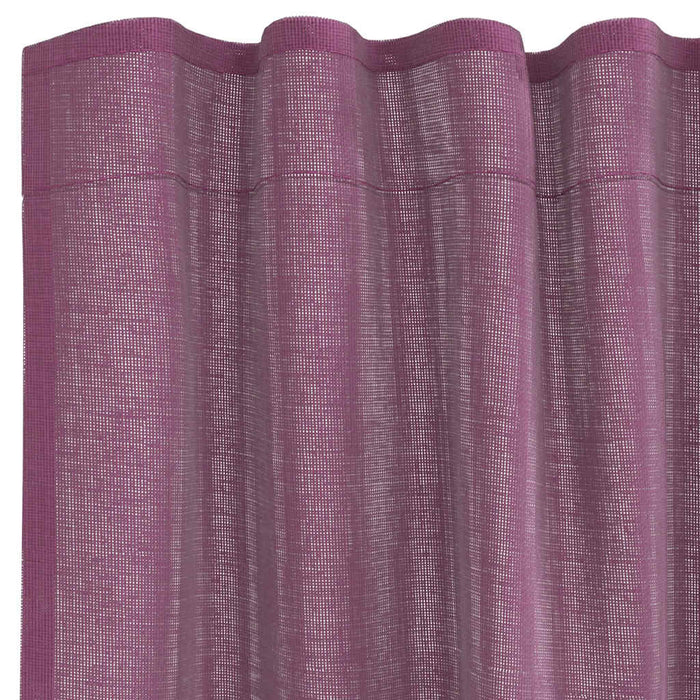Perdele Voile cu buzunare pentru bare 2 buc violet - WALTI WALTI