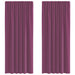 Perdele Voile cu buzunare pentru bare 2 buc violet - WALTI WALTI