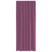 Perdele Voile cu buzunare pentru bare 2 buc violet - WALTI WALTI