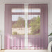 Perdele Voile cu buzunare pentru bare 2 buc violet - WALTI WALTI