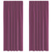 Perdele Voile cu buzunare pentru bare 2 buc violet - WALTI WALTI