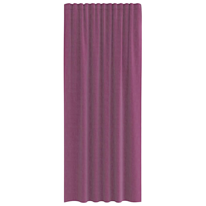 Perdele Voile cu buzunare pentru bare 2 buc violet - WALTI WALTI