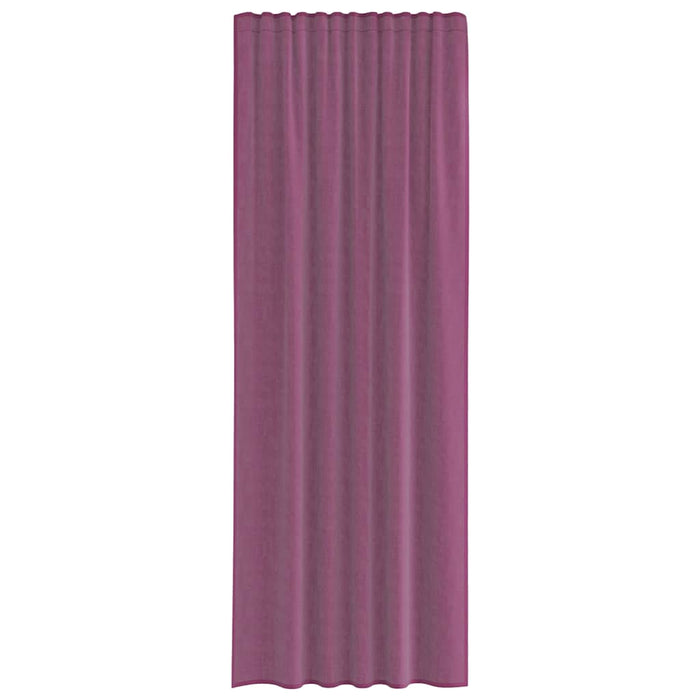 Perdele Voile cu buzunare pentru bare 2 buc violet - WALTI WALTI