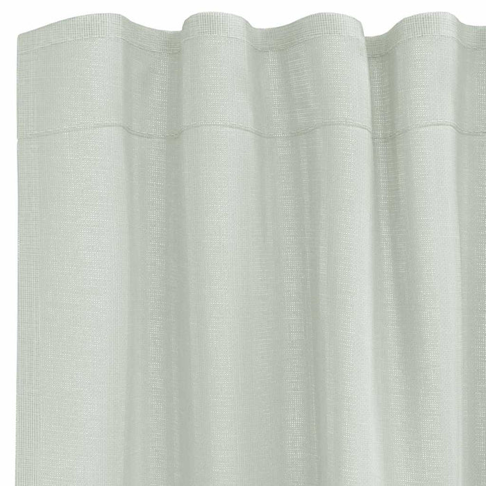 Perdele Voile cu buzunare pentru bare 2 buc gri deschis - WALTI WALTI