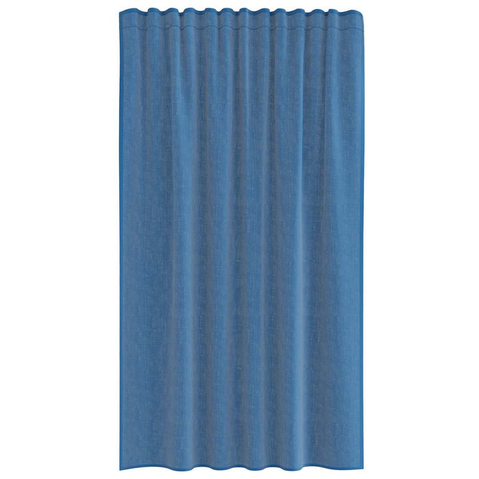 Perdele Voile cu buzunare pentru bare 2 buc Albastru regal - WALTI WALTI