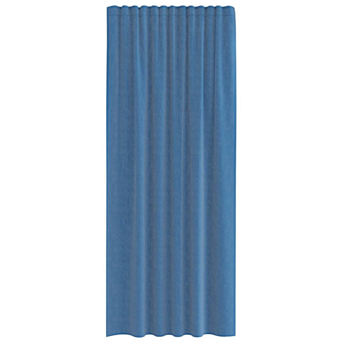 Perdele Voile cu buzunare pentru bare 2 buc Albastru regal - WALTI WALTI