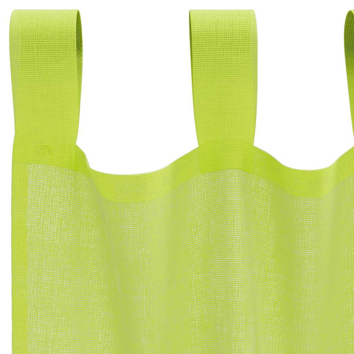 Perdele din voile cu tablă 2 buc Verde măr - WALTI WALTI