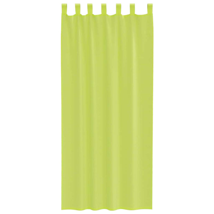 Perdele din voile cu tablă 2 buc Verde măr - WALTI WALTI