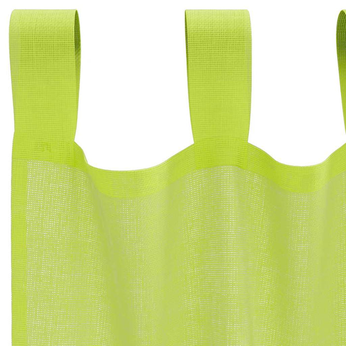 Perdele din voile cu tablă 2 buc Verde măr - WALTI WALTI
