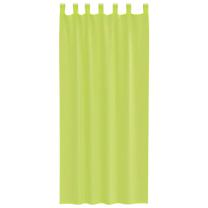 Perdele din voile cu tablă 2 buc Verde măr - WALTI WALTI