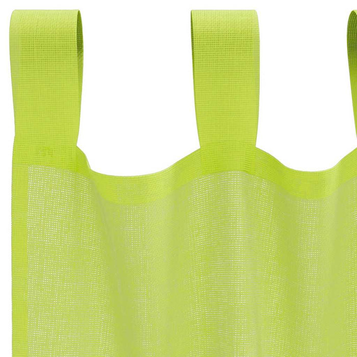 Perdele din voile cu tablă 2 buc Verde măr - WALTI WALTI