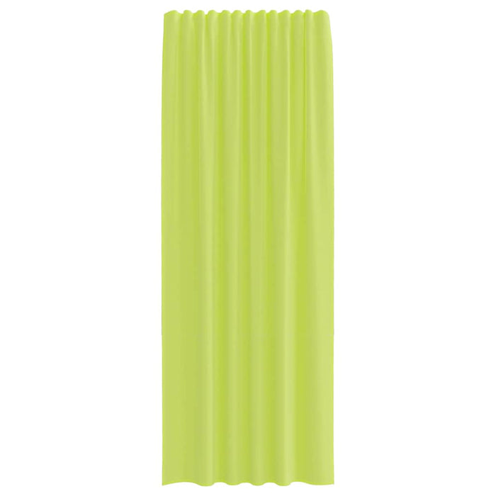 Perdele din voile cu tablă 2 buc Verde măr - WALTI WALTI