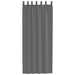 Perdele Voile cu Bucle 2 buc Gri Inchis 140x260 cm - WALTI WALTI