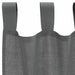 Perdele Voile cu Bucle 2 buc Gri Inchis 140x260 cm - WALTI WALTI