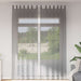 Perdele Voile cu Bucle 2 buc Gri Inchis 140x260 cm - WALTI WALTI