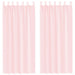 Perdele voal cu bucle 2 buc, roz deschis, 140x225 cm - WALTI WALTI