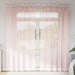 Perdele voal cu bucle 2 buc, roz deschis, 140x225 cm - WALTI WALTI