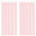 Perdele voal cu bucle 2 buc Roz deschis 140x245 cm - WALTI WALTI
