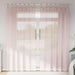 Perdele voal cu bucle 2 buc Roz deschis 140x245 cm - WALTI WALTI
