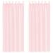 Perdele voal cu bucle 2 buc Roz deschis 140x260 cm - WALTI WALTI
