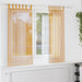 Perdele Voile cu Bucle 2 buc Portocaliu 140x140 cm - WALTI WALTI