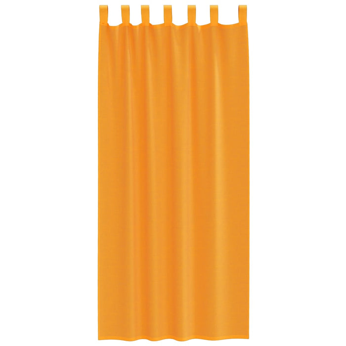 Perdele Voile cu Bucle 2 buc Portocaliu 140x225 cm - WALTI WALTI
