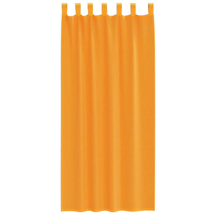Perdele Voile cu Bucle 2 buc Portocaliu 140x245 cm - WALTI WALTI