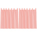 Perdele Voile cu Bucle 2 buc Roz 140x140 cm - WALTI WALTI
