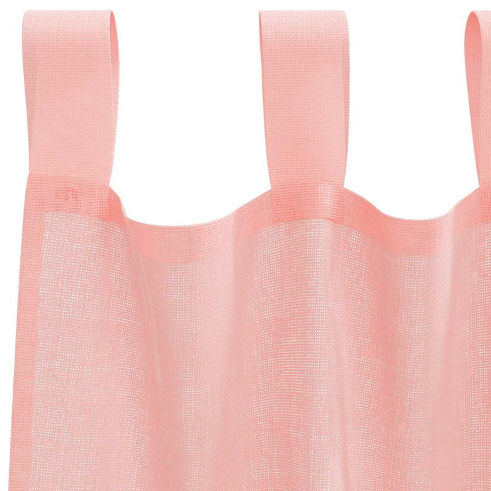 Perdele Voile cu Bucle 2 buc Roz 140x140 cm - WALTI WALTI